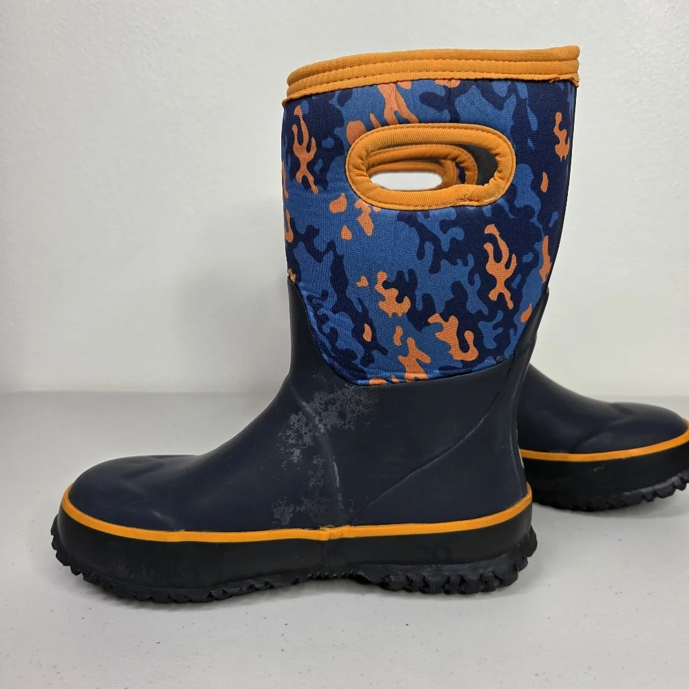 Bogs K GRASP NEO CAMO Camouflage Rain Snow Boots Waterproof